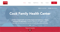 Desktop Screenshot of cookfamilyhealthcenter.com